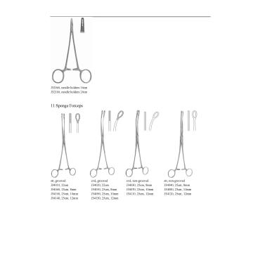 Backhaus Towel Forceps 3.5 '' Chirurgische Veterinär Instrumente Edelstahl (XT-FL064)